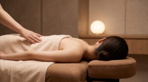 massages bien-être après fêtes