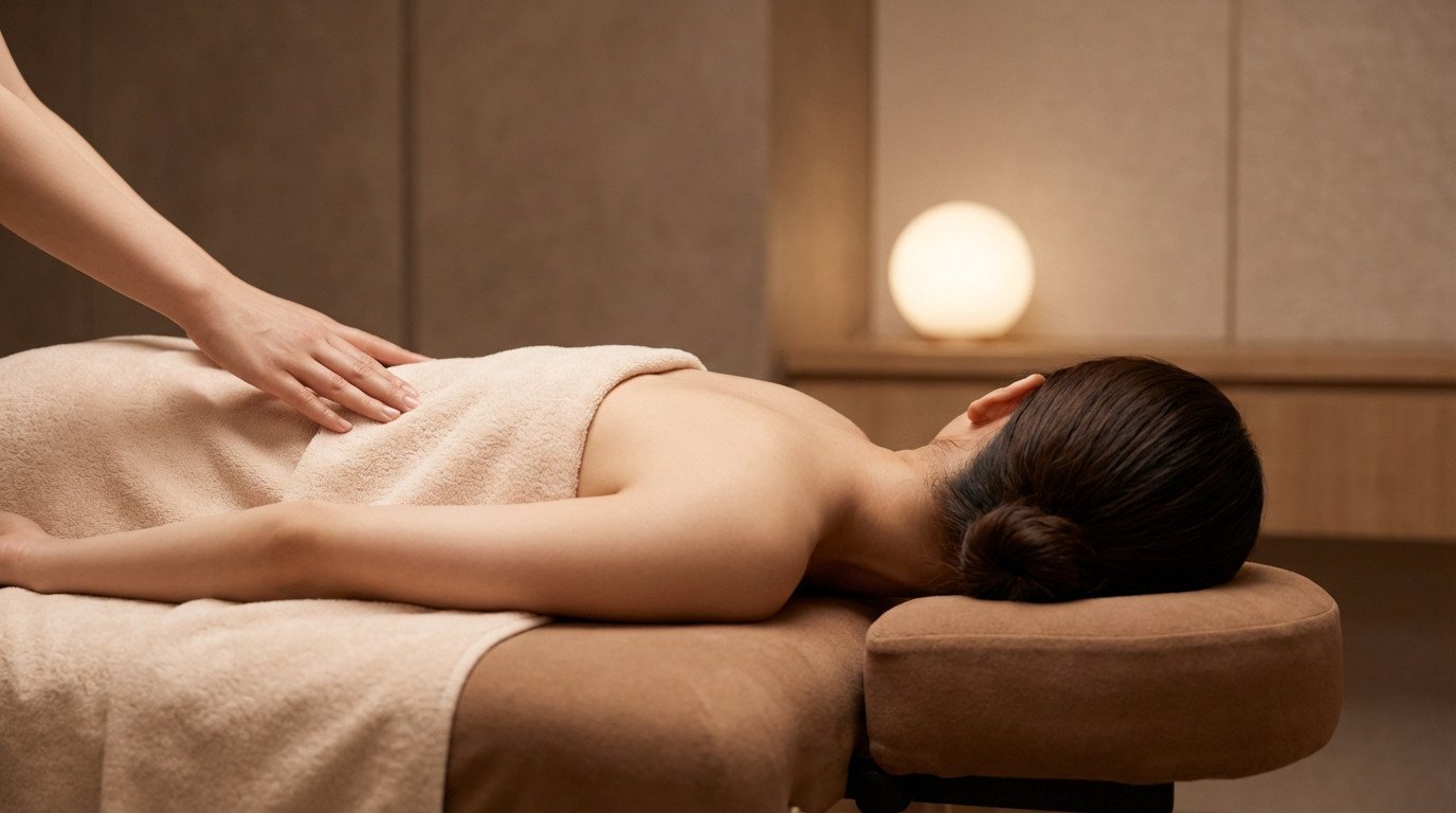 massages bien-être après fêtes