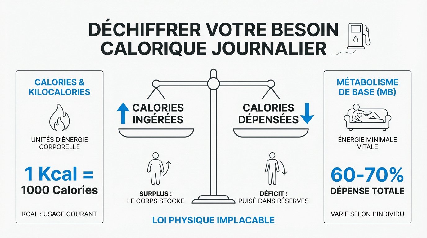 Calculer son besoin calorique journalier efficacement