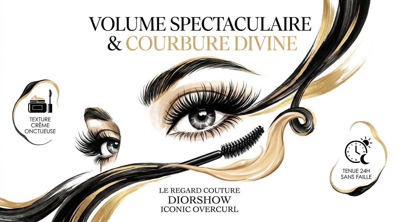 Mascara Diorshow Iconic Overcurl pour un volume et une courbure spectaculaires