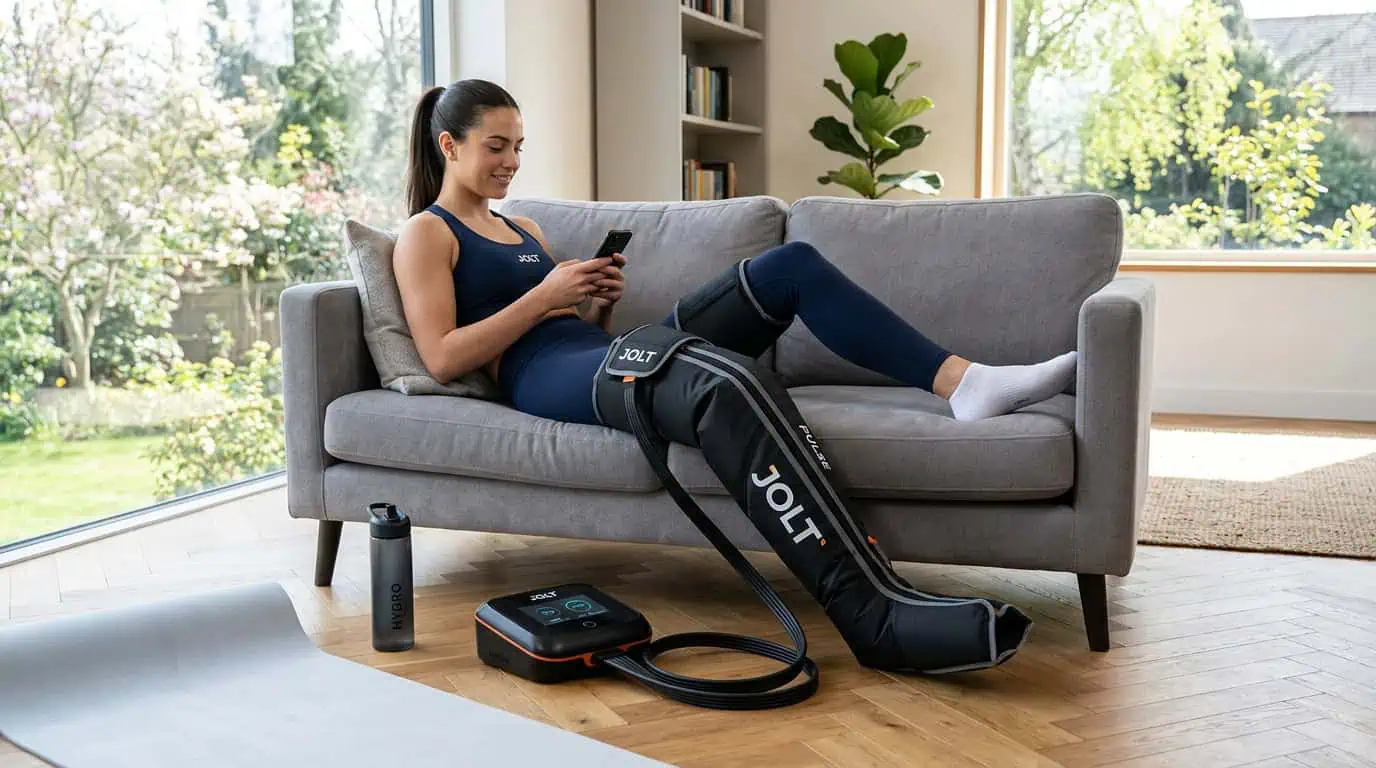jolt avis bottes pressothérapie compression pneumatique récupération musculaire