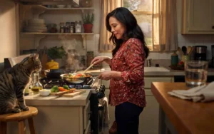 femme 50 ans cuisine alimentation saine pour augmenter son métabolisme