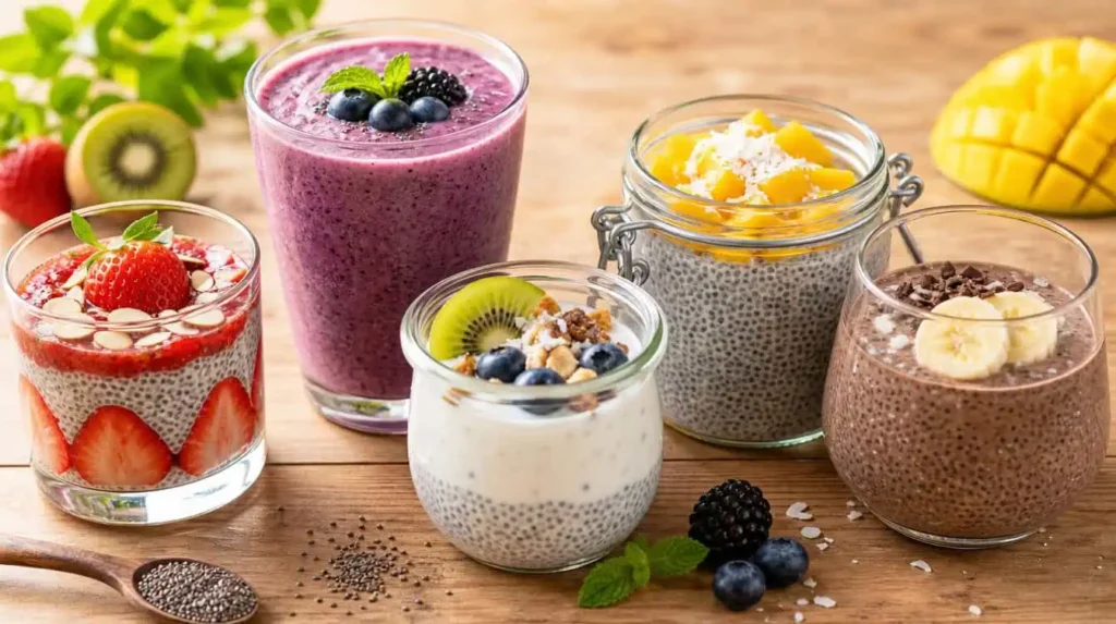 valeurs nutritionnelles graines de chia par portion de 30g