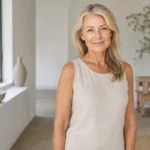 Femme de 60 ans sportive