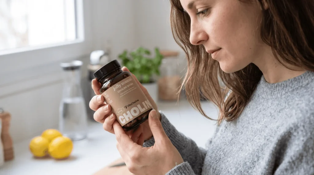 complément alimentaire choline grossesse Vitacholine bitartrate phosphatidylcholine